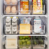 日本霜山 可層疊冰箱食材收納盒-2.4L-3入