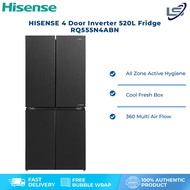 Hisense 4 Door Inverter Fridge 520L Refrigerator 4 Pintu Peti Sejuk