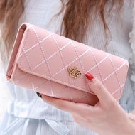 ▧❀✶Dompet wanita bahagian panjang wanita kapasiti besar kecil dompet segar wanita 2021 bahagian nipi