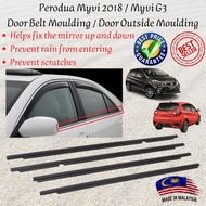 Perodua Myvi 2018 / Myvi G3 Door Outside Moulding / Door Belt Moulding / Glass Moulding / Outside Ru