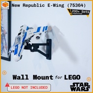 Wall Mount For Lego Star Wars New Republic E-Wing (75364)
