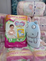 Tặng 4 miếng VÀ khăn tắm) Tả quần bobby L96 miếng.