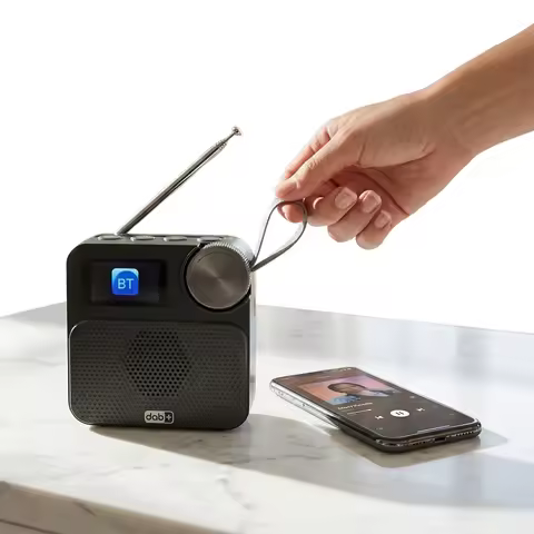 Bluetooth-compatible Internet FM Radio Built-in Battery Digital Radio with 1.47inch Color Display Ex