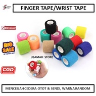 Finger Tape/Wrist Tape/Perban Elastis Jari 5cm x 4.5cm meter Sport Tapping- Olahraga - Voli - Futsal