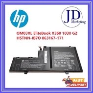 Original HP OM03XL HSTNN-IB7O EliteBook X360 1030 G2 Laptop Battery