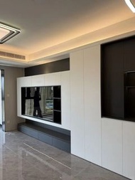 全屋訂製 TV cabinet 電視櫃 Sideboard 餐邊櫃 shoe cabinet 鞋櫃一體 wine cabinet 酒櫃 display cabinets 展示櫃 Tea Cabinet