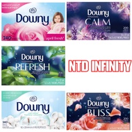 🇺🇸นำเข้า🇺🇸 *พร้อมส่ง* แผ่นอบผ้า Downy Fabric Softener Dryer Sheets, April Fresh Cool Cotton Calm Refresh Bliss แผ่นปรับผ้านุุ่ม