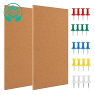 Cork Board Bulletin Board, Small Rectangular Pin Board for Wall, Self-Adhesive Cork Board for Office