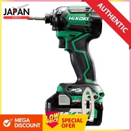 HiKOKI (formerly Hitachi) 36V Impact Driver Aggressive Green with 2 rechargeable batteries, charger,