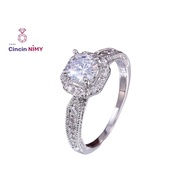 NWR06 Cincin Silver 925 Original Silver Ring Cincin Silver Perempuan Cincin Murah Wedding Ring Engagement Ring