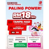 PREPAID HOTLINK EDISI SABAH UNLIMITED DATA HOTSPOT 5G