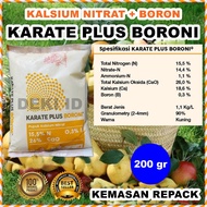 Karate Boroni Meroke 200 Gram Repack Pupuk Kalsium Nitrat Plus Boron
