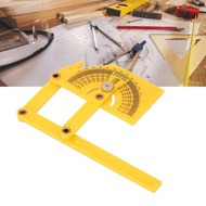 0-180 Degree Plastic Protractor Adjustable Gauge for Woodworking Outside Inside Slope Angle Finder