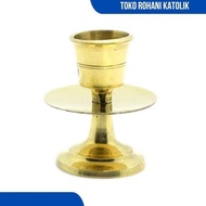 LILIN SCREW CANDLE HOLDER CANDLE HOLDER/ CANDLE PLATE/ BRASS CANDLE HOLDER/ PRAYER LILN HOLDER/ CATH