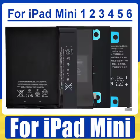 Brand-New Tablet Battery For Ipad Mini 1 2 3 4 5 6 A1432 A1445 A1454 A1455 A1489 A1490 A1538 A1546 A