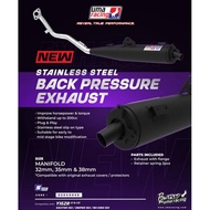UMA RACING Y15 V1/V2 Y15ZR UR STAINLESS STEEL BACKPRESSURE BACK PRESSURE EXHAUST