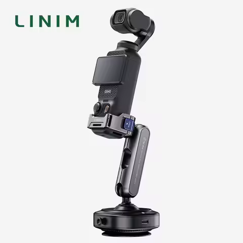 LINIM DJ-3 for Pocket 3 Suction Cup Mount Car Windshield Window Aluminum Alloy Holder for DJI Osmo P