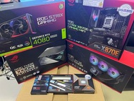 AMD 高級配置 電競主機 ( 9900X + DDR5 96GB + 4080Super + 4TB Nvme SSD ) 行貨 全部有盒 原廠保修  asus amd i9 i7 i5 i3 ga