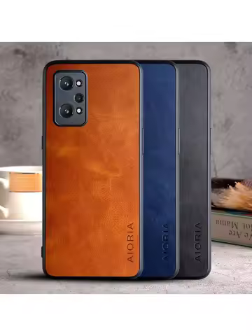 Phone Case for Oppo Realme GT Neo 2 coque Luxury Vintage leather Skin cover funda for realme gt neo 
