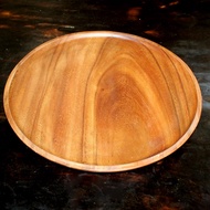 SANDERWOOD Wooden Round Tray / Plate 1x14x14 inches Round Wooden Tray - 1 pc