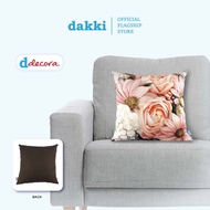 Dakki 18"x18" Flower Garden Throw Pillow