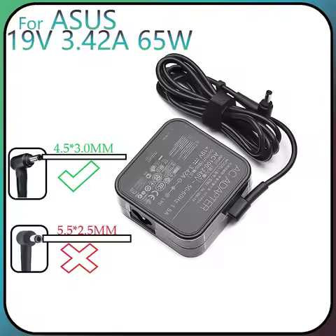 EXA1203YH / PA-1650-78 19V 3.42A 65W 4.5X3.0mm AC Adapter Charger For ASUS Q524 Q524U Q534 Q534U Q52