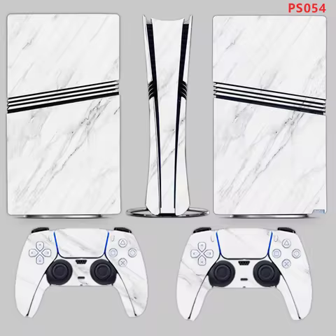 For PS5 Pro Disc Protective Vinyl Decal Skin Sticker, For PS5 Pro Disc Cover Wrap for PS5 Console Co