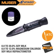 Atago MASTER-Soy Milkα Alpha (2681) Soy Milk Refractometer // 0.0 to 20.0% Soy Milk // 0.0 to 12.0% Magnesium Chloride