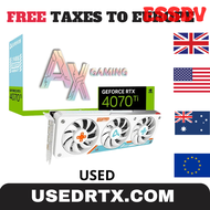 [ESSDV] USED AX GAMING RTX 4070 RTX 4070Ti RTX3070TI RTX 4060 RTX 4060ti RTX 4080 Graphic Card Video