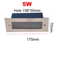 kutelighting โคมไฟฝังขั้นบันได ไฟฝังพื้น กันน้ำIP65 2W 3W 5W S 85-265V/Dc12V
