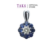 DA6 Taka Jewellery Spectra Gemstone Diamond Pendant 18K