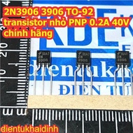 50pcs 2N3906 3906 2N3904 3904 TO-92 small transistor PNP, NPN 0.2A 40V kde0185