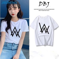 Buy 2 deduct RM1.00 shirt Couples T-shirt round collar cotton t shirt