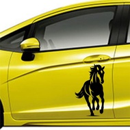 HORSE CAR CUTTING STICKER COOL HORSE CAR DOOR STICKER