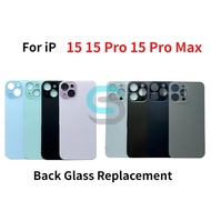 Back Glass compatible for 15 Pro max 15 Pro 15 Plus Back Glass Replacement