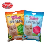 🚗 { ส่งฟรี } 🚗  See Sand Crystal Cat Litter 5 L (Apple,Lemon) ทรายแมวคริสตัน ขนาด 5 ลิตร (แอปเปิ้ล,เ