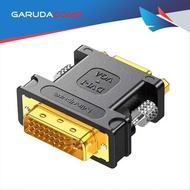 MINDPURE Adapter Converter DVI-I (24+5) to VGA - Connector DVI 24+5 to VGA 15 pin Femaler