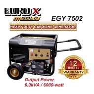 Euro-X Gold 6.0kVA Heavy Duty Gasoline Generator with Electric Start