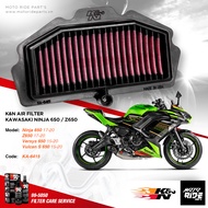 K&N KA-6415 LỌC GIÓ ĐỘ CHO KAWASAKI NINJA 650 / Z650 / VERSYS 650 / VULCANS