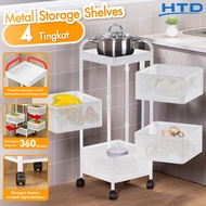 HTD Sport Metal Storage Rak Susun Penyimpanan Besi Serbaguna Putar Multifungsi Rotary Organizer