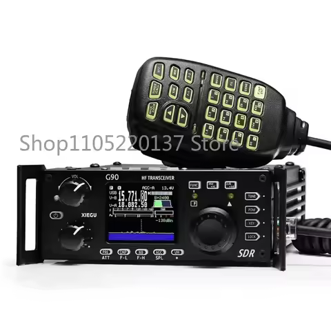 Xiegu G90 Radio Transceptor Combination 0.5-30Mhz SDR Transceiver with Xiegu G90 Cooling Fan G90 Bra