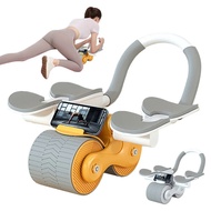 Abdominal wheel automatic rebound curling wheel automatic rebound abdominal muscle wheel elbow support home fitness equipment