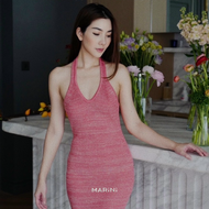 IRENE Dress - in PINK WITH GLITTERS