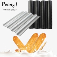 PEONY1 Baguette Mold, Nonstick Waves Baguette Baking Tray,  Baking Tool Bakeware 2/4 Grooves French 