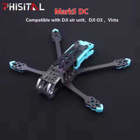 Mark5 MK5 DC DeadCat Structure FPV Frame Kit 5inch Carbon Fiber for O3/air unit/vista RC Quadcopter 