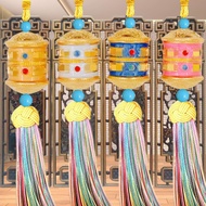 Alloy Rotatable Car Pendant Rotating Car Interior Pendant Car Access/Safe Rearview Mirror Pendant OO