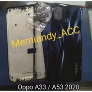 Kesing housing casing full set oppo a53 2020/ a33 2020 frame + kesing