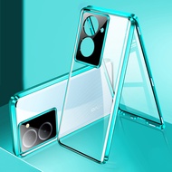For VIVO Y18 Y18s Y03 Y36 4G Y36 5G Y27 5G Y78 5G Case 360 Front+Back double-sided 9H Tempered Glass
