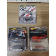 Hotwheels premium, lamborghini countach, Skyline R34 and Skyline R30