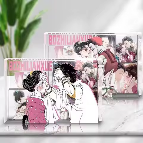 Demon Slayer Acrylic Brick Akaza Koyuki Anime Peripheral HD Exquisite Desktop Ornament Cartoon Cute